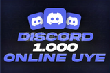 (ANLIK) Discord 1000 7/24 Aktif Üye RESİMLİ