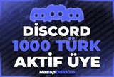 ⭐[RESİMLİ] DİSCORD 1000 TÜRK AKTİF ÜYE ⭐