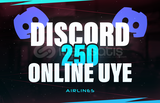 ⭐ [ANLIK] DİSCORD 250 7/24 ONLİNE ÜYE ⭐