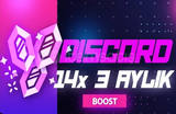 ⭐️[] DİSCORD 3 AYLIK 14X BOOST⭐️