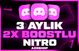 {Anlık} Discord 3 Aylık 2X Boost