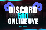 ⭐ [ANLIK] DİSCORD 500 7/24 ONLİNE ÜYE ⭐