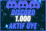 (ANLIK) DİSCORD 7/24 AKTİF 1.000 ÜYE | RESİMLİ