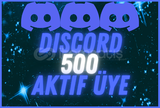 (ANLIK) DİSCORD 7/24 AKTİF 500 ÜYE | RESİMLİ