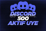 (ANLIK) DİSCORD 7/24 AKTİF 500 ÜYE | RESİMLİ