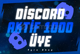 ANLIK/ Discord Aktif 1000 Üye Düşme YOK!