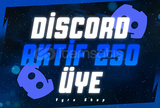 ANLIK/ Discord Aktif 250 Üye Düşme YOK!