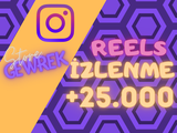 [KALİTE+DÜSÜSYOK]+25.000 İNSTAGRAM İZLENME