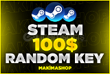 ⭐️Anlık | En Az 100$ Steam Random Key⭐️