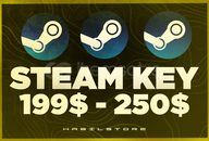 ⭐ STEAM 199$/250$ RANDOM KEY⭐