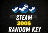 ⭐️Anlık | En Az 200$ Steam Random Key