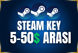 Anlık | En Az 5$-50$ Steam Random Key