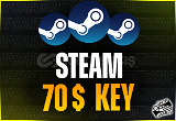 Anlık | En Az 70$ Steam Random Key