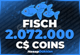 ⭐[HIZLI] Fisch 2.072.000M C$ Coins⭐