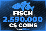 ⭐[HIZLI] Fisch 2.590.000M C$ Coins⭐