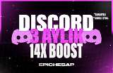 En Hızlı Gönderim | Discord 3 Aylık 14x Boost