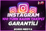 ✨[Anlık]İnstagram 100 Türk Kadın takipçi✨