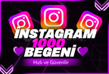 ⭐ANLIK⭐İNSTAGRAM 1000 BEĞENİ