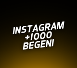 [ANLIK] Instagram 1000 Beğeni