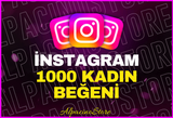 [KALİTELİ]İnstagram 1000 Kadın Beğeni + Garanti