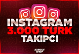 ANLIK | Instagram 3000 Türk Takipçi Garantili