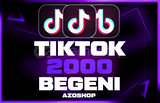 ⭐[GARANTİLİ] 2.000 TİKTOK BEĞENİ + KALİTE