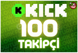 ⭐ [Anlık] Kick 100 Takipçi + 365 Gün Garanti⭐