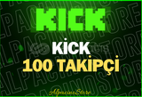 [KALİTELİ] Kick 100 Takipçi | Garantili