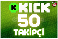 ⭐ [Anlık] Kick 50 Takipçi + 365 Gün Garanti ⭐