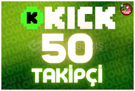 ⭐ Kick 50 Takipçi + 365 Gün Garanti ⭐