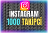 ⭐GARANTİLİ⭐İNSTAGRAM 1000 TAKİPCİ