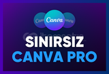 ⭐ANLIK+SINIRSIZ⭐CANVA PRO / Kendi Hesabınıza