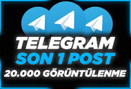 ⭐ [ANLIK] Son 1 Post 20.000 Görüntülenme ⭐