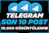 ⭐ [ANLIK] Son 10 Post 10.000 Görüntülenme ⭐