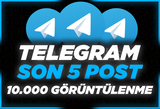 ⭐ [ANLIK] Son 5 Post 10.000 Görüntülenme ⭐