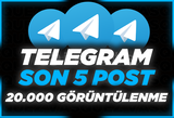 ⭐ [ANLIK] Son 5 Post 20.000 Görüntülenme ⭐