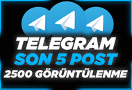 ⭐ [ANLIK] Son 5 Post 2500 Görüntülenme ⭐