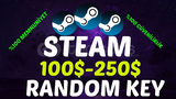 2 ADET| STEAM 150$-250$ RANDOM KEY 