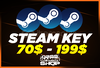 Steam 70$ - 199$ Random Key