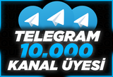 ⭐ [ANLIK] Telegram 10.000 Kanal / Grup Üyesi ⭐