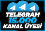 ⭐ [ANLIK] Telegram 15.000 Kanal / Grup Üyesi ⭐