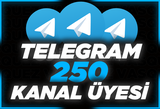 ⭐ [ANLIK] Telegram 250 Kanal / Grup Üyesi ⭐