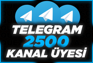 ⭐ [ANLIK] Telegram 2500 Kanal / Grup Üyesi ⭐