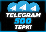 ⭐ [ANLIK] Telegram +500 Tepki ⭐