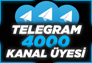 ⭐ [ANLIK] Telegram 4000 Kanal / Grup Üyesi ⭐