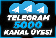 ⭐ [ANLIK] Telegram 5000 Kanal / Grup Üyesi ⭐