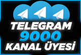 ⭐ [ANLIK] Telegram 9000 Kanal / Grup Üyesi ⭐