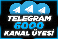 ⭐ [ANLIK] Telegram 6000 Kanal / Grup Üyesi ⭐