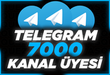 ⭐ [ANLIK] Telegram 7000 Kanal / Grup Üyesi ⭐