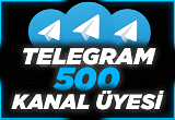 ⭐ [ANLIK] Telegram 500 Kanal / Grup Üyesi ⭐